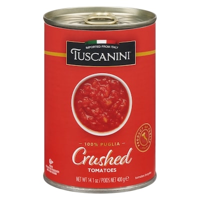 Tuscanini Tomates broyées 400 g, 1,25 $/100g