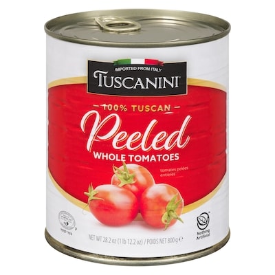 Tuscanini Tomates pelées entières 800 g, 0,69 $/100g