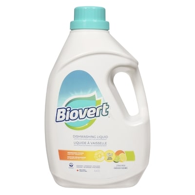 Bio-Vert Citrus Fresh Dishwashing Liquid 4.43 l, $0.38/100ml
