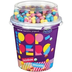 Kosher Poppers Low Fat Vanilla Yogurt Rainbow Unicorns