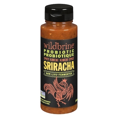 Wildbrine Sriracha kimchi épicé 241 ml, 3,52 $/100ml
