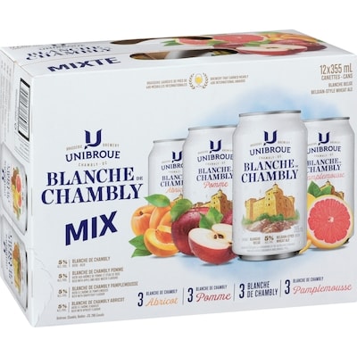 Blanche de chambly bière blanche belge mix (Pièce d’identité requise au moment du ramassage)