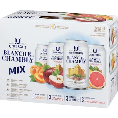 Blanche de chambly bière blanche belge mix (Pièce d’identité requise au moment du ramassage)