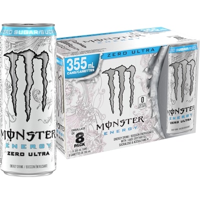 Monster Energy Zero Ultra 8x355.0 ml, $0.74/100ml