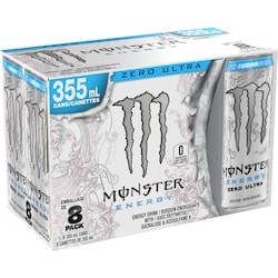 Monster Energy Zero Ultra - 8x355.0 ml | Valumart