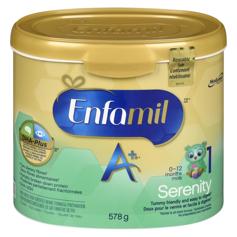 A+ Milk-Based Iron Fortified Infant Formula Serenity 0-12 Months 