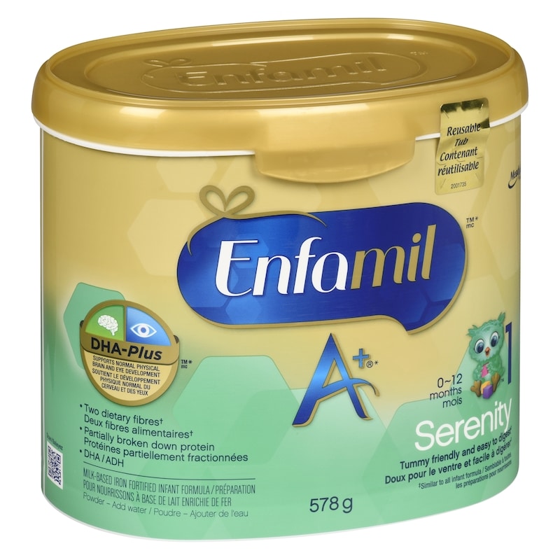 A+ Milk-Based Iron Fortified Infant Formula Serenity 0-12 Months 