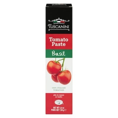 Tuscanini Tomato Paste Basil 130 g, $4.99/100g