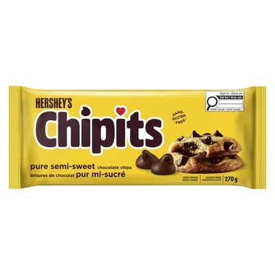 Hershey's Chipits Pure Semi-Sweet Chocolate Chips, 270G 270 g, $2.59/100g