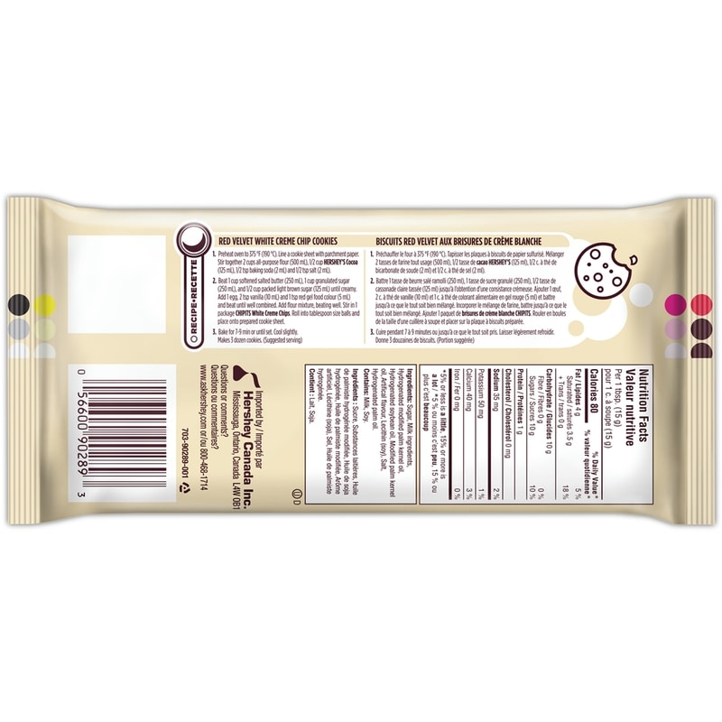 Chipits White Creme Baking Chips, 200G