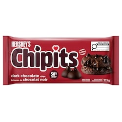 Hershey’s Brisures De Chocolat Noir Dark Chipits 225 g, 2,44 $/100g