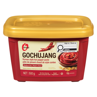 O Food Pâte de piment fort 500 g, 1,30 $/100g