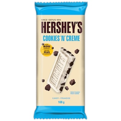 Hershey's Cookies 'N' Creme Family Bar 108 g, $2.77/100g