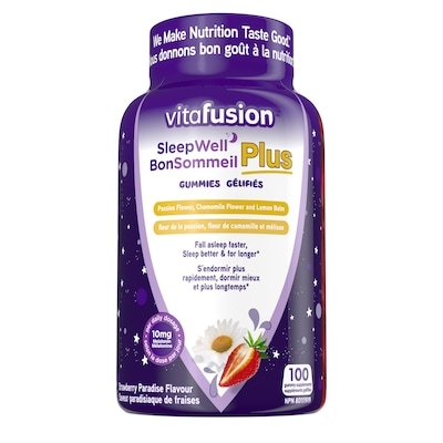 VitaFusion Suppléments gélifiés BonSommeil Plus 100 ea, 0,22 $/1ch