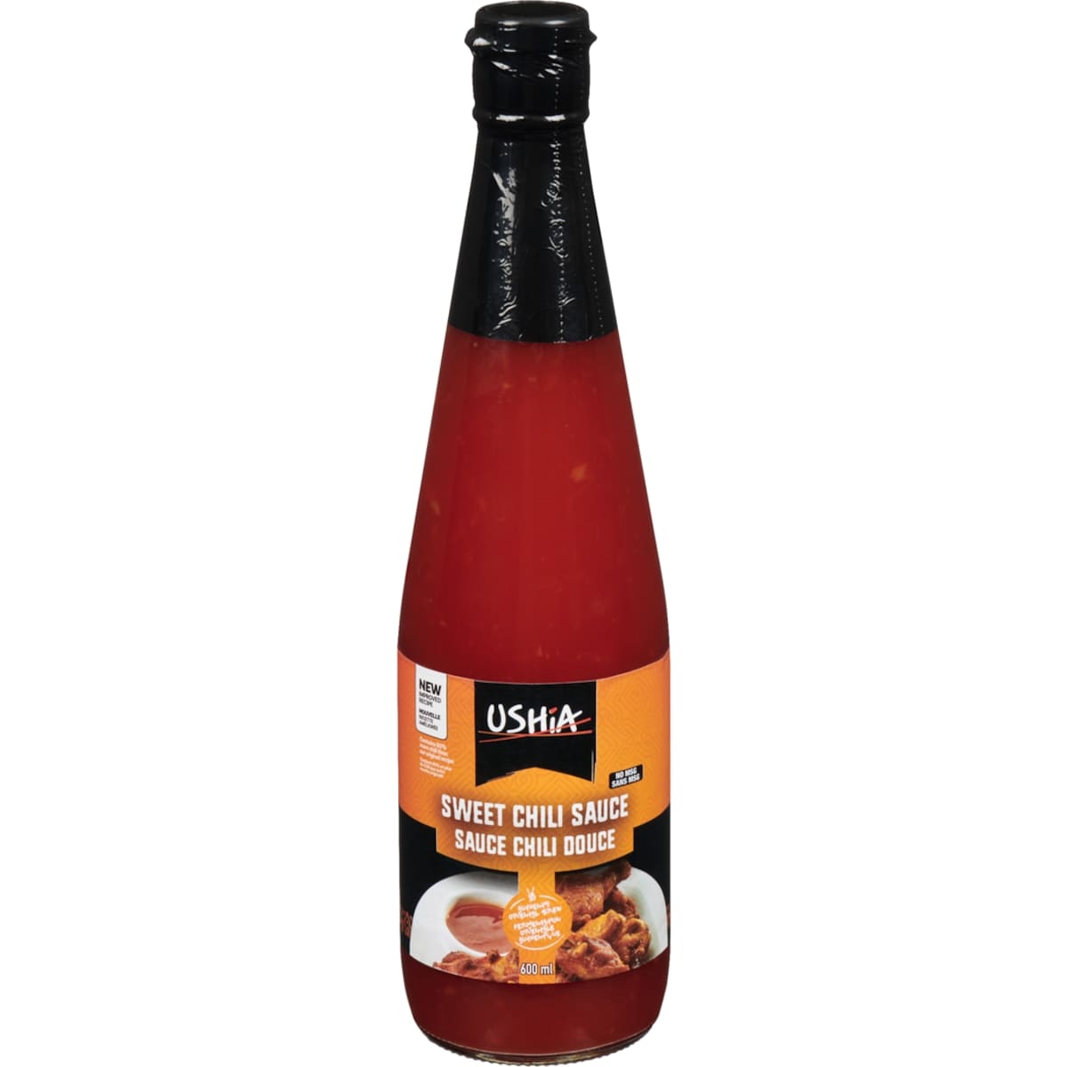 Ushia Sauce chili douce casher 600 ml, 0,67 $/100ml