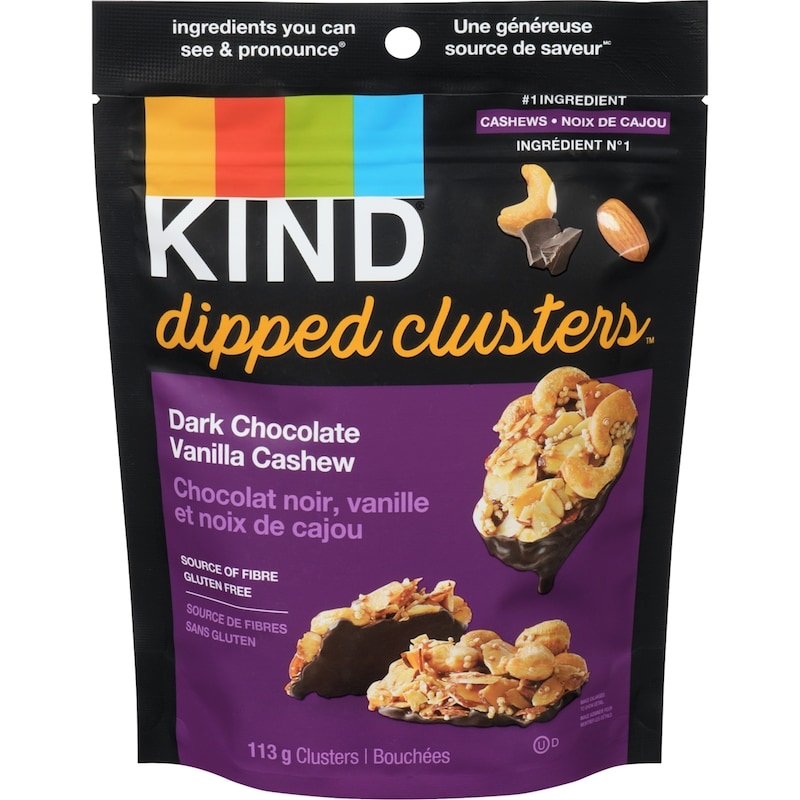 Dipped Clusters™ Dark Chocolate Vanilla Cashew
