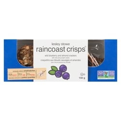 Lesley Stowe's Lesley Stowe Raincoast Crisps Wild Blueberry and Almond 150 g, $5.33/100g
