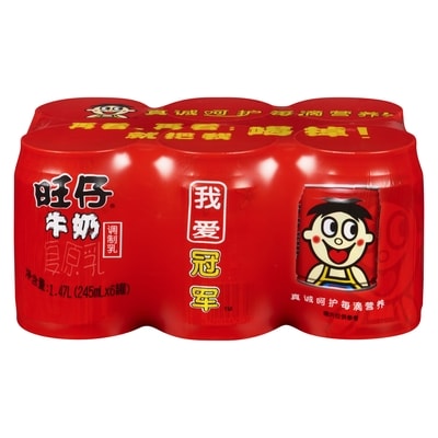 Want Want Milk Flavoured Drink 6x245.0 ml, $0.75/100ml