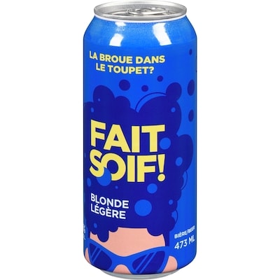 null Bière blonde légère (Pièce d’identité requise au moment du ramassage) 473 ml, 0,85 $/100ml