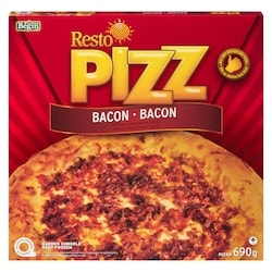 Begin Pizza resto bacon fromage 690 g, 1,52 $/100g