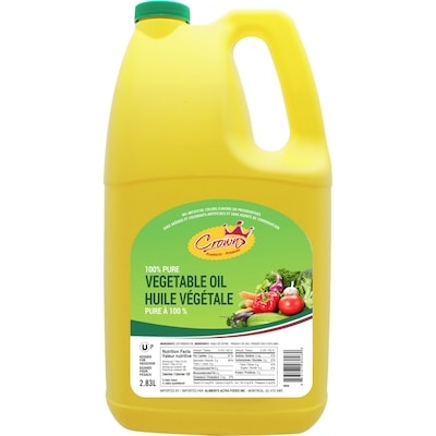 Crown Vegetable Oil 2.83 l, $1.06/100ml