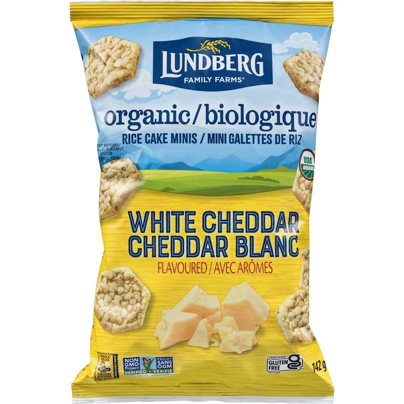 Rice Cake Minis White Cheddar Flavoured Organic