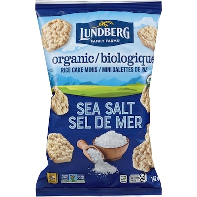 Lundberg Mini galettes de riz sel de mer biologique 142 g, 4,23 $/100g
