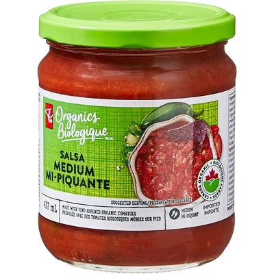 PC Organics Medium Salsa 437 ml, $1.37/100ml