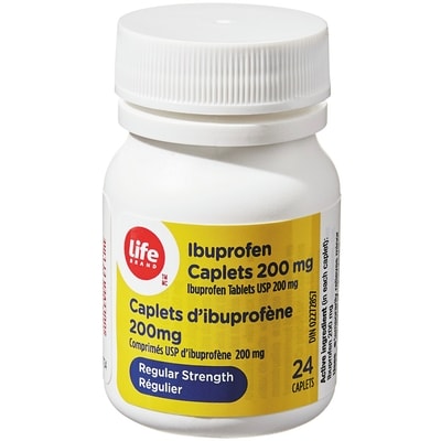 Life Caplets d'iboprofène 200mg 24 caplets 24 ea, 0,23 $/1ch
