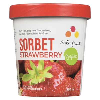 Solf Org Strawberry Sorbet