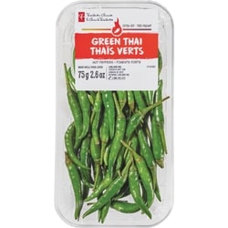 le Choix du Président Piments forts thaïs verts 75 g, 6,51 $/100g