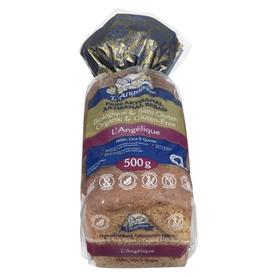 L Angelique  L ANGELIQUE PAIN BIO SANS GLUT 500 g, 1,70 $/100g
