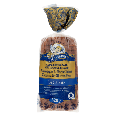 L Angelique Lanq Le Celeste Gf Org Bread 520 g, $2.02/100g