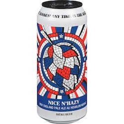 null Beer Nice N'hazy New England Pale Ale Au Houblon Mosaic (ID required at pick-up) 473 ml, $0.85/100ml