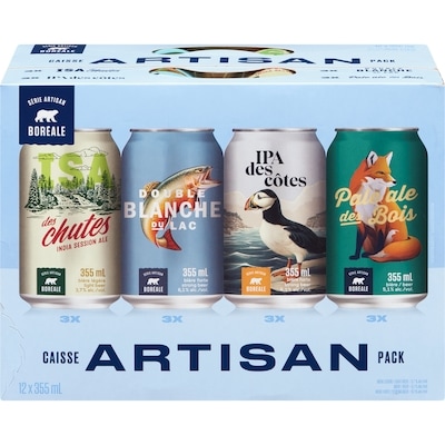 Boreale Artisan Pack (ID required at pick-up) 12x355.0 ml, $0.45/100ml
