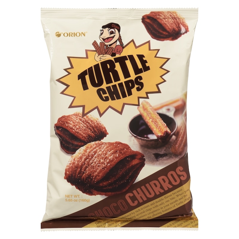 Turtle Chips Snack Chip Chocolate Flavor Choco Churros