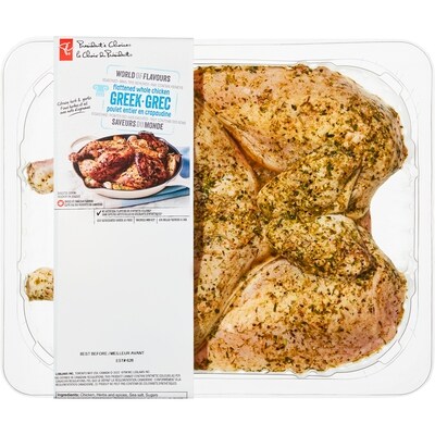 President's Choice Chicken Whole Flat Greek $15.41/1kg $6.99/1lb