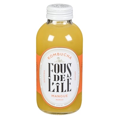 Fous de L ile   Organic Mango Kombucha 375 ml, $1.33/100ml