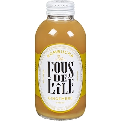 Fous de L ile   Organic Ginger Kombucha 375 ml, $1.33/100ml