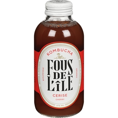 Fous de L ile   Kombucha Cherry Organic 375 ml, $1.33/100ml