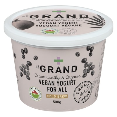 Le Grand Vegan Yogurt For All Cold Brew 500 g, $1.60/100g