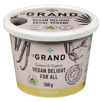 Le Grand Vegan Yogurt For All Vanilla 500 g, $1.60/100g