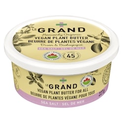 Le Grand BEURRE VEGANE - SALA. 227 g, 3,08 $/100g
