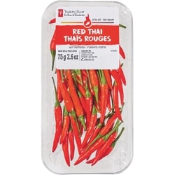 President's Choice Red Thai Hot Peppers 75 g, $6.51/100g