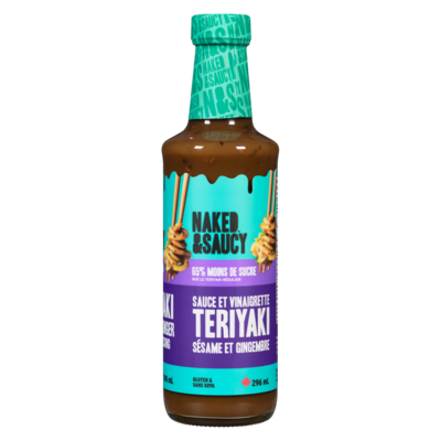 Naked Coconuts Sans sauce soja teriyaki sésame et gingembre 296 ml, 3,21 $/100ml
