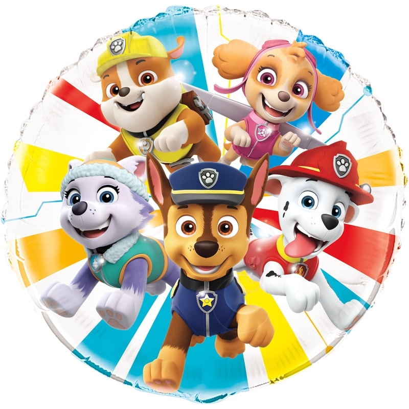 18" Pkg Paw Patrol Foil Balloon
