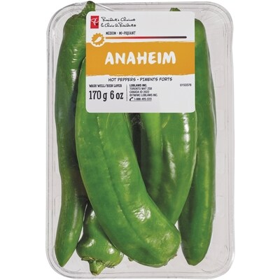 le Choix du Président Piments forts Anaheim 170 g, 2,94 $/100g