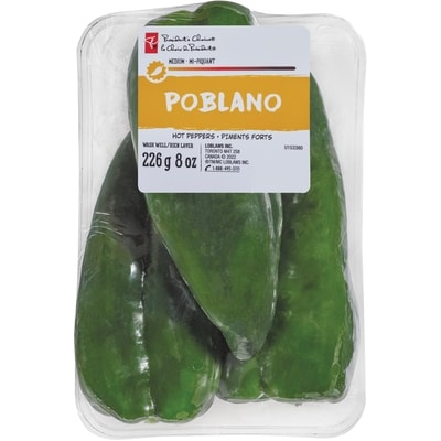 President's Choice Poblano Hot Peppers 226 g, $2.65/100g
