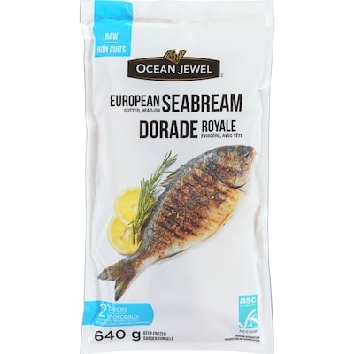 Ocean Jewel European Seabream Raw 640 g, $2.66/100g