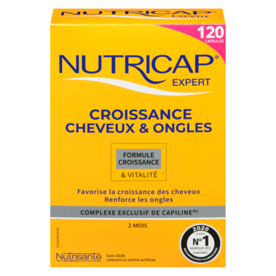 Nutrisanté Expert croissance cheveux & ongles formule croissance & vitalité 120 ea, 0,33 $/1ch